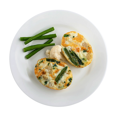 Фриттата белковая с овощами в Азбука Вкуса Экспресс Меню по цене 136 ₽