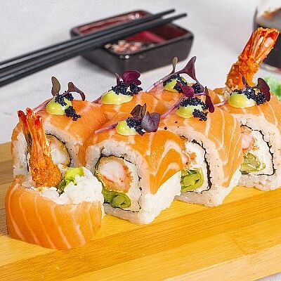 Ролл Сяке Эби Фурай в Луиджи & Тосё по цене 519