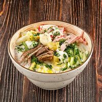 Окрошка мясная на мацони в У Ханумы