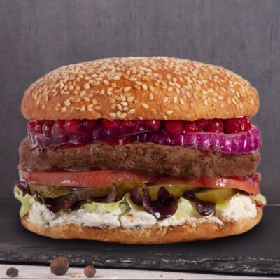 Брусничный в Эстет бургер по цене 564 ₽