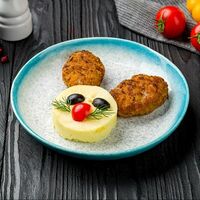 Куриные котлеты с гарниром на выбор в TABLA Грузинская Кухня