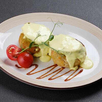 Щучьи котлеты под пряным соусомв Акватория по цене 555 ₽