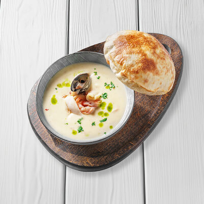 Клэм-чаудер в Перчини по цене 680 ₽