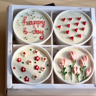 Cake To Пo Mini цветы Happy B-day в Chocoton по цене 2200 ₽