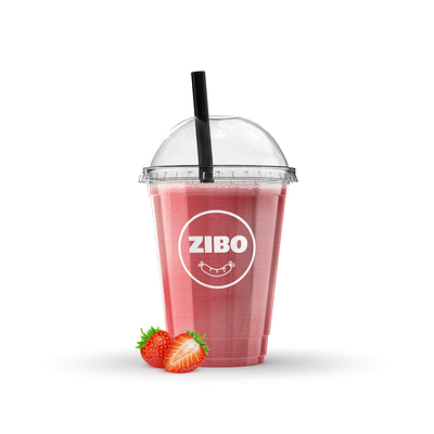 Клубничный Милк Шейк в Zibo Food по цене 236 ₽