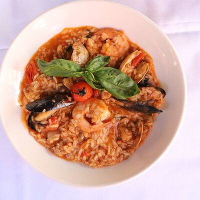 Ризотто с морепродуктами в Klaus Cafe по цене 43 р.