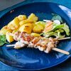 Жареный куриный шашлычок с картофелем в Бусинка по цене 599