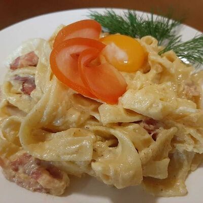 Паста Карбонара в МYESто по цене 418 ₽