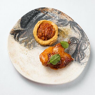 Половинка кукурузного цыплёнка в Гоген по цене 1134 ₽