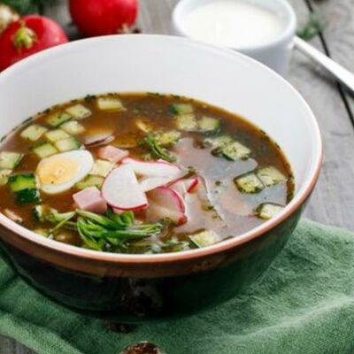 Окрошка на квасе в Пряности & Радости на Васильевском по цене 490