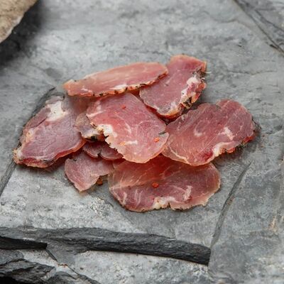 Вяленая свиная шея с розмарином и тимьяномв Мясоlove по цене 340 ₽