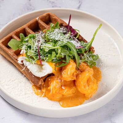 Вафля Бородинская с креветкой в Кэрри по цене 490 ₽