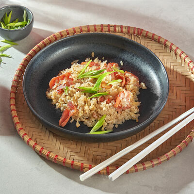 Рис с беконом и яйцом в ПАЛКИ-СКАЛКИ по цене 314 ₽