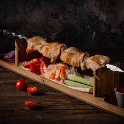 Шашлык из куриного бедра в ЗаВидное по цене 1150 ₽