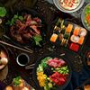 Логотип кафе Веселый Самурай SUSHI PREMIUM