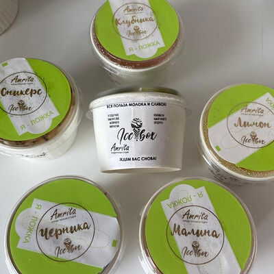 Натуральное вкусное мороженое по ГОСТу на сливках ассорти 5 в Амрита по цене 2000 ₽