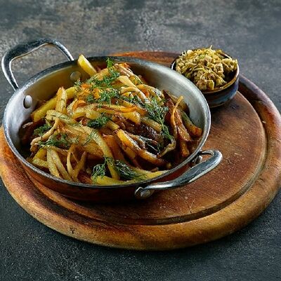 Жареный картофель с грибами в Двор Помидор по цене 390