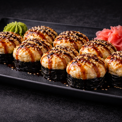 Запеченный ролл с тунцом в Авто Япончик по цене 725 ₽