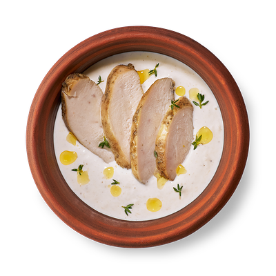 Крем-суп чкмерули в Старик хинкалыч по цене 455 ₽