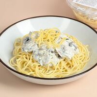 Паста с цыпленком и грибами в Хлебник