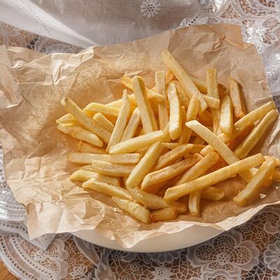 Картофель фри с кетчупом в Лентяйка по цене 120 ₽