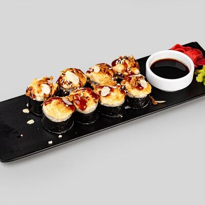 Ролл Якимашита с угрем в Basilic -Территория Вкусной Еды по цене 2845 ₸