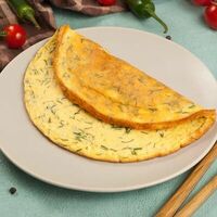Омлет с сыром и зеленью в Соляночка