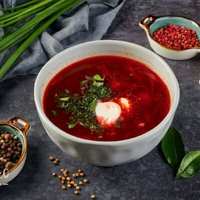 Борщ в Чайхана Фаррух по цене 470 ₽