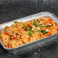 Лапша с курицей и овощами в Личный повар