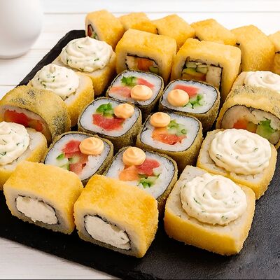 Сет Горячее трио в Food74 Court Суши Пицца по цене 1700 ₽