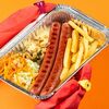 Hot Dog На тарелке с говядиной в Not Only Shawa по цене 360