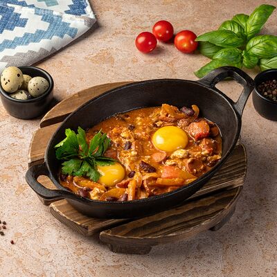 Шакшука в Хинкальная Кинза по цене 840 ₽