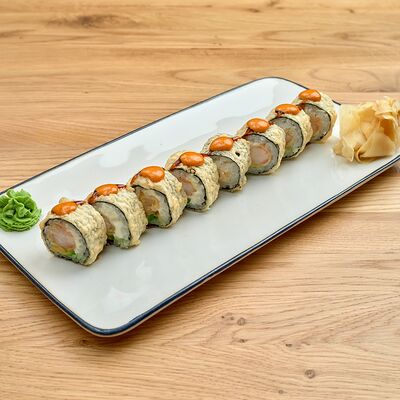 Теплый ролл с креветкой в Местные по цене 990 ₽