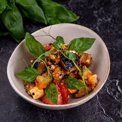 Хрустящие баклажаны в Refettorio по цене 670 ₽