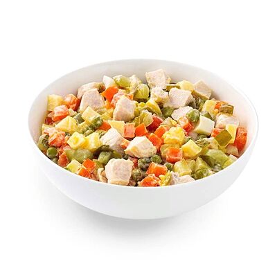 Оливье с нежным филе индейки в Блинбери по цене 185