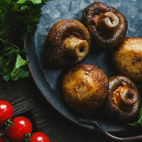 Шампиньоны в На углях