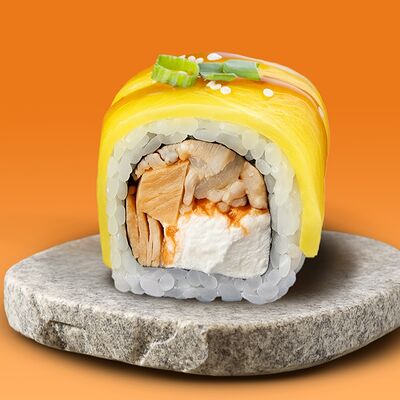 Ролл с угрем и такуаном в Раменная Ru-Rik по цене 590 ₽