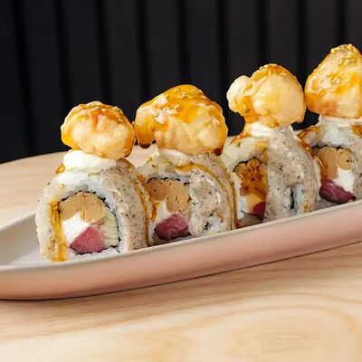 Ролл Попкорн креветка в Tsunami по цене 840 ₽