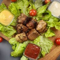 Логотип Мужчина готовит