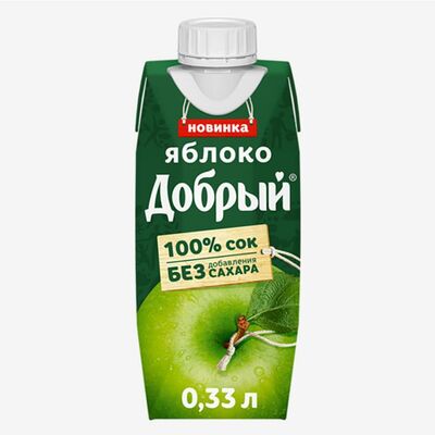 Сок Добрый яблоко в MaxBakery по цене 150 ₽