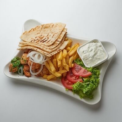 Гирос порция с говядинойв Шашлык Бургер по цене 730 ₽