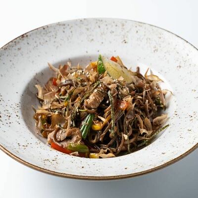 Лапша Соба со свининой в Рыбамясо по цене 260 ₽