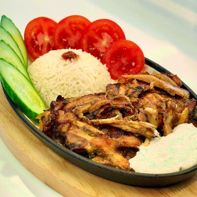 Шаурма Открытая с курицей в I лав шаурма по цене 758 ₽