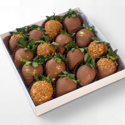 Клубника в шоколаде Золотая симфония M в Клубника в шоколаде VeryBerryLab по цене 4990 ₽