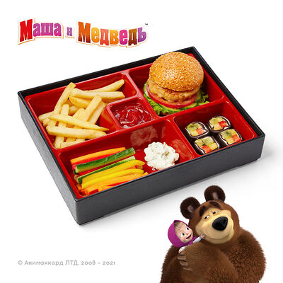 Kids Box с куриным бургером и игрушка в Тануки по цене 550