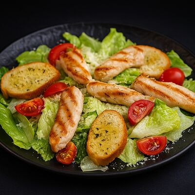 Салат Цезарь с курицей в CAFE BAZAR по цене 590 ₽