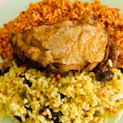 Комбо Фрайд-рис и Джолоф-рис в Wakanda по цене 800 ₽