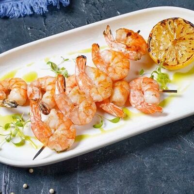 Креветки тигровые на гриле в EVOO по цене 1024 ₽