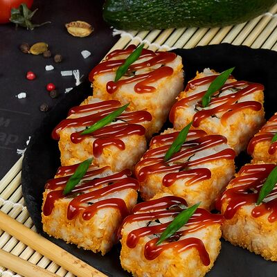 Ролл Тамаго спайси в Суши Баzzар по цене 300 ₽