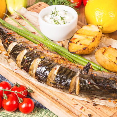 Скумбрия на гриле в Мушмула по цене 399